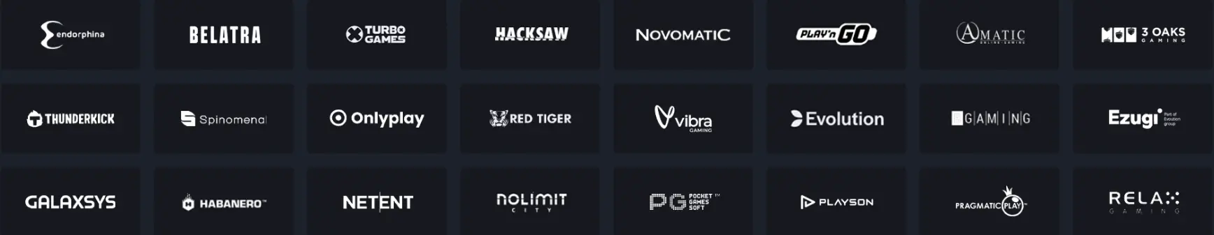 Провайдеры игр Faro Casino